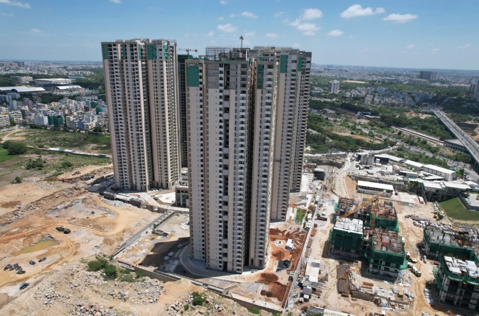 Residential construction and redevelopment in India