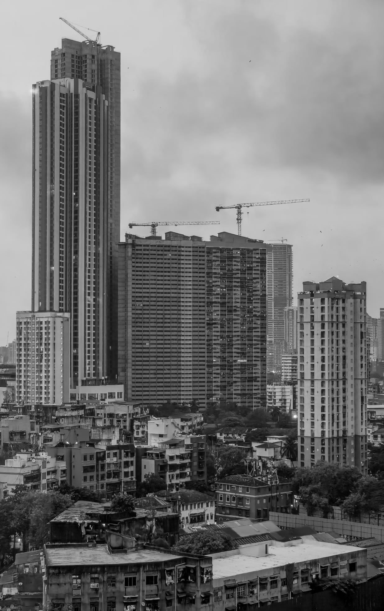 Mumbai residential skyline and urban redevelopment